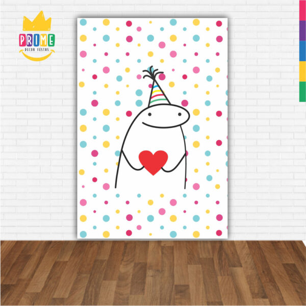 Painel de Festa Retangular 3D Flock Casadinho 1,50m x 2,20m - Image 2
