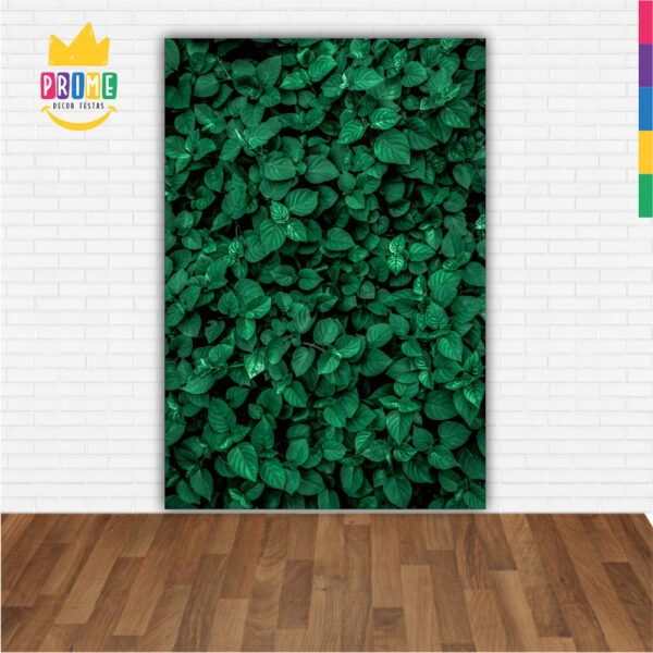 Painel de Festa Retangular 3D Muro Inglês Verde Escuro Casadinho 1,50m x 2,20m - Image 2