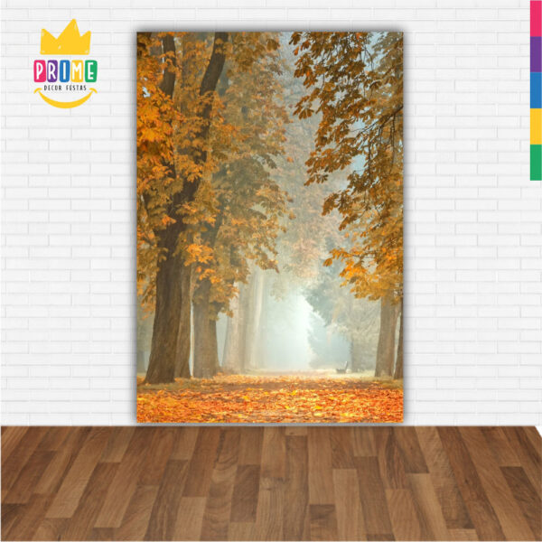 Painel de Festa Retangular 3D Floresta Casadinho 1,50m x 2,20m - Image 2