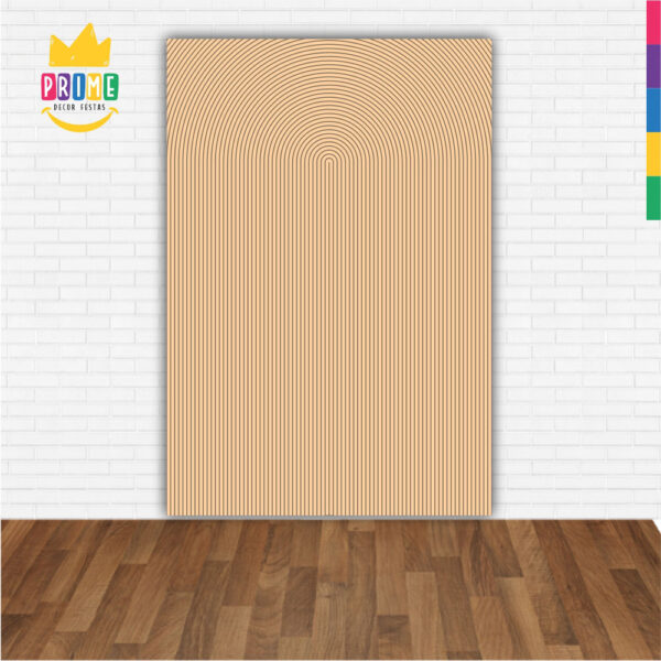 Painel de Festa Retangular 3D Ripado Marfim Casadinho 1,50m x 2,20 - Image 2
