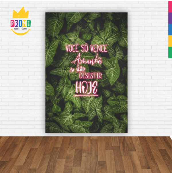 Painel de Festa Retangular 3D Folhagem Casadinho 1,50m x 2,20 - Image 2
