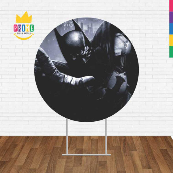 Painel Redondo 3D Batman Tecido Sublimado - Image 2