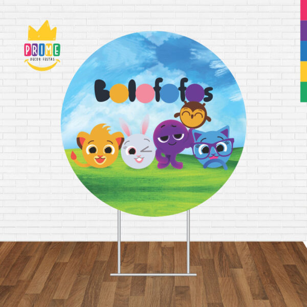 Painel Redondo 3D Bolofofos Sublimado - Image 2