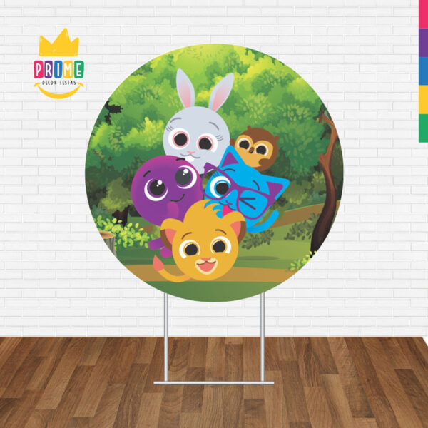 Painel Redondo 3D Bolofofos Sublimado - Image 2