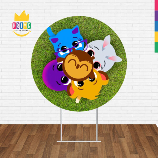 Painel Redondo 3D Bolofofos Sublimado - Image 2