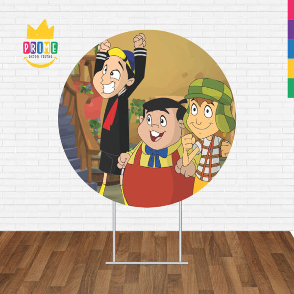 Painel Redondo 3D Chaves Tecido Sublimado - Image 2