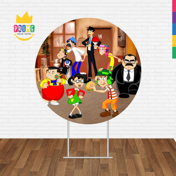 Painel Redondo 3D Chaves Tecido Sublimado - Image 2