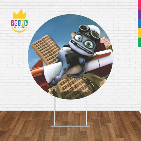 Painel Redondo 3D Crazy Tecido Sublimado - Image 2