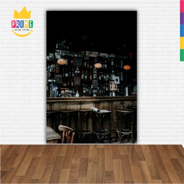 Painel de Festa Retangular 3D Boteco Bar Casadinho 1,50m x 2,20m - Image 2