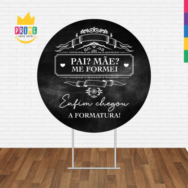 Painel Redondo 3D Formatura Tecido Sublimado - Image 2