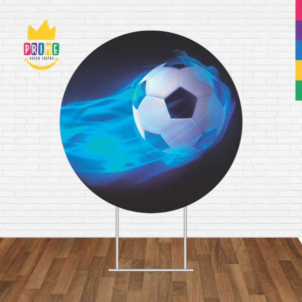 Painel Redondo 3D Futebol Tecido Sublimado - Image 2