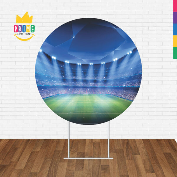 Painel Redondo 3D Futebol Tecido Sublimado - Image 2