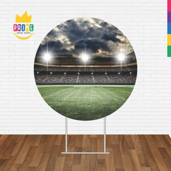 Painel Redondo 3D Futebol Tecido Sublimado - Image 2