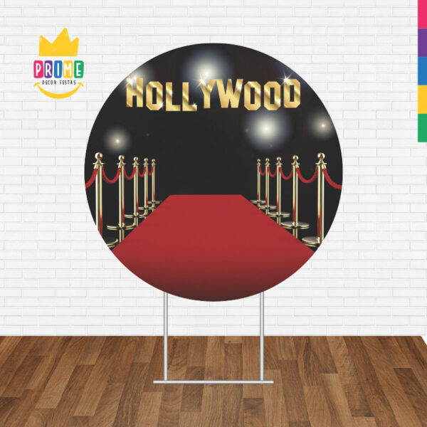 Painel Redondo 3D Hollywood Tecido Sublimado - Image 2