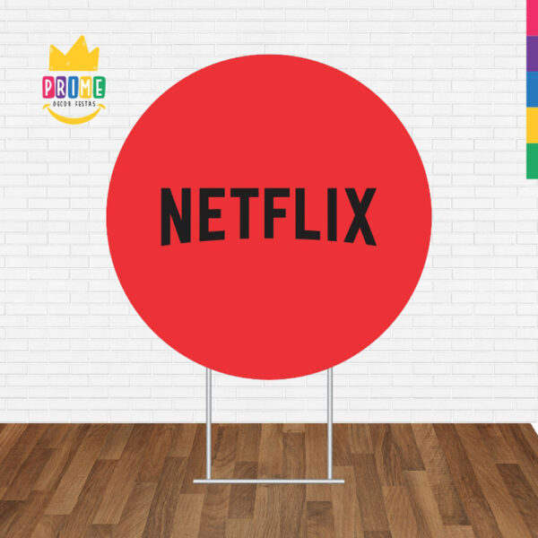 Painel Redondo 3D Netflix Tecido Sublimado - Image 2