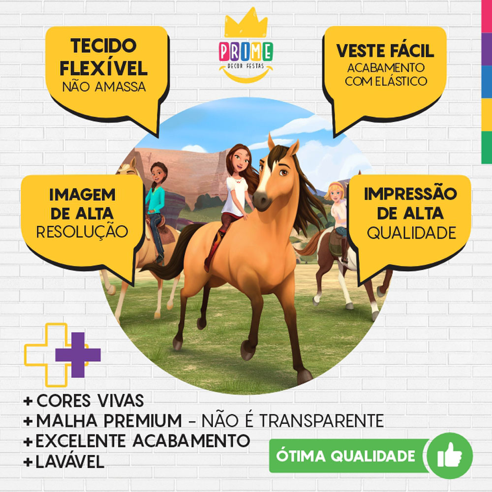 Painel Redondo 3D Spirit Tecido Sublimado - Imagem 3