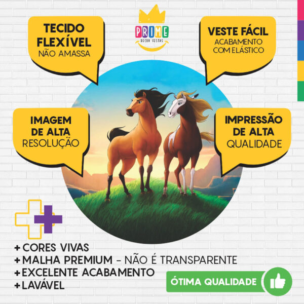 Painel Redondo 3D Spirit Tecido Sublimado - Image 3