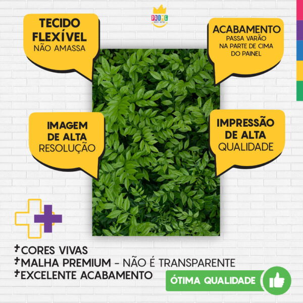 Painel de Festa Retangular 3D Muro Inglês Casadinho 1,50m x 2,20m - Image 3
