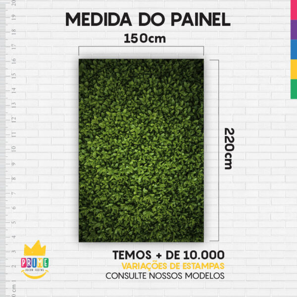 Painel de Festa Retangular 3D Muro Inglês Casadinho 1,50m x 2,20m - Image 4