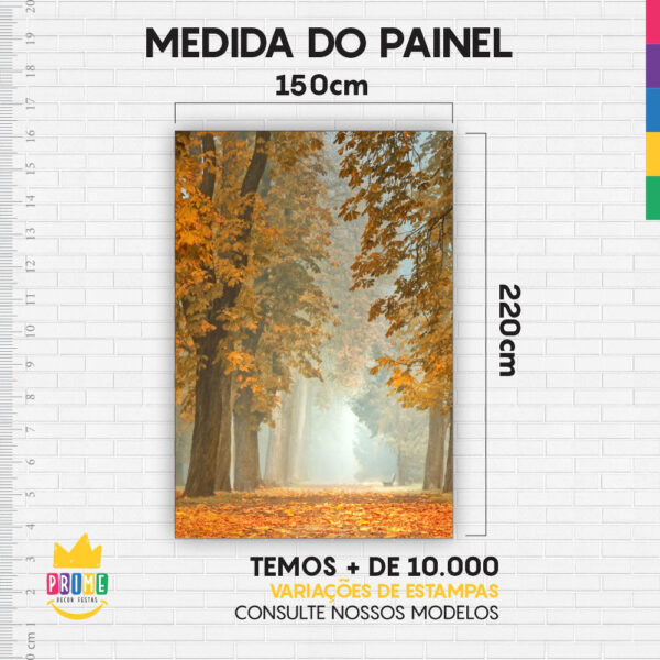 Painel de Festa Retangular 3D Floresta Casadinho 1,50m x 2,20m - Image 4