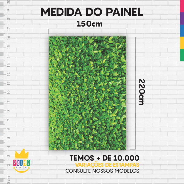 Painel de Festa Retangular 3D Folhagem Clara Casadinho 1,50m x 2,20 - Image 4
