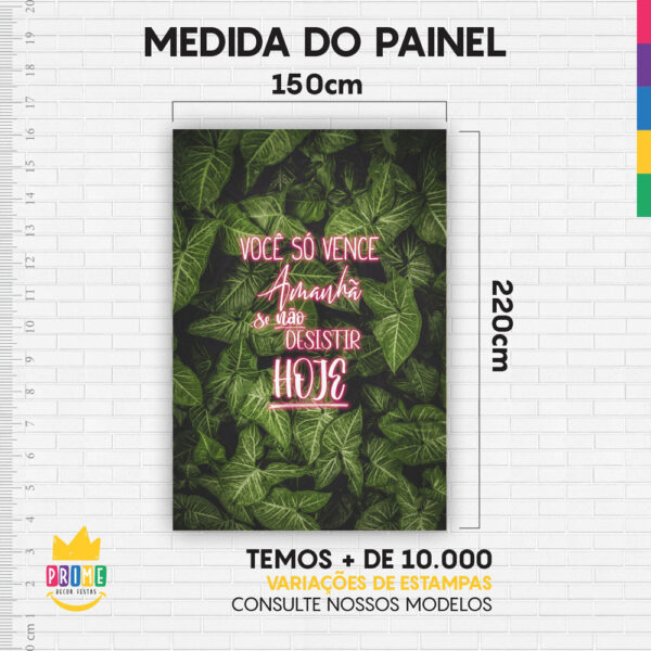 Painel de Festa Retangular 3D Folhagem Casadinho 1,50m x 2,20 - Image 4