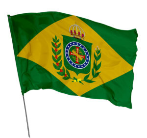 Bandeira Brasil Império Em Tecido Oxford