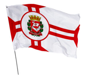 Bandeira Cidade de São Paulo Em Tecido Oxford