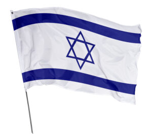 Bandeira Israel Em Tecido Oxford