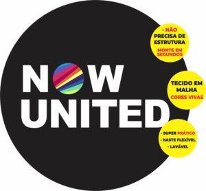 Painel Redondo 3D Now United Abre Fácil Tecido