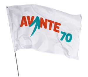 Bandeira Avante Em Tecido Oxford