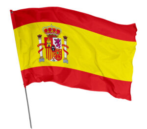 Bandeira Espanha Em Tecido Oxford