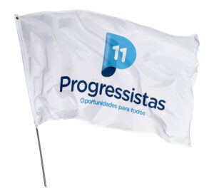 Bandeira Progressistas Em Tecido Oxford