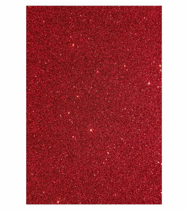 Painel de Festa Retangular 3D Glitter Vermelho Casadinho 1,50m x 2,20