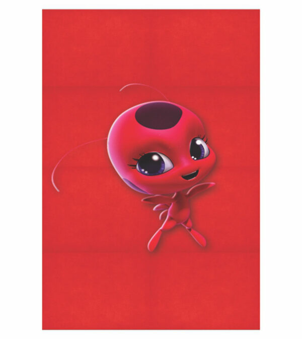 Painel de Festa Retangular 3D Lady Bug Casadinho 1,50m x 2,20