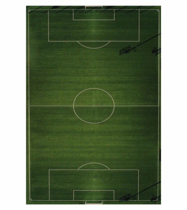 Painel de Festa Retangular 3D Futebol Casadinho 1,50m x 2,20
