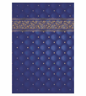 Painel de Festa Retangular 3D  Realeza Azul Casadinho 1,50m x 2,20