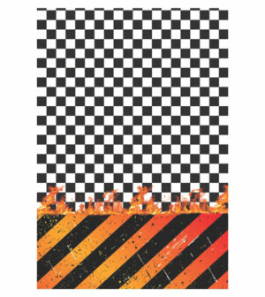 Painel de Festa Retangular 3D Hotwheels Casadinho 1,50m x 2,20