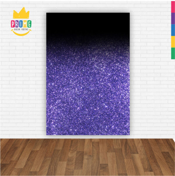 Painel de Festa Retangular 3D Glitter Casadinho 1,50m x 2,20 - Image 2