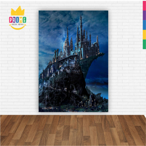 Painel de Festa Retangular 3D Harry Potter Casadinho 1,50m x 2,20 - Image 2