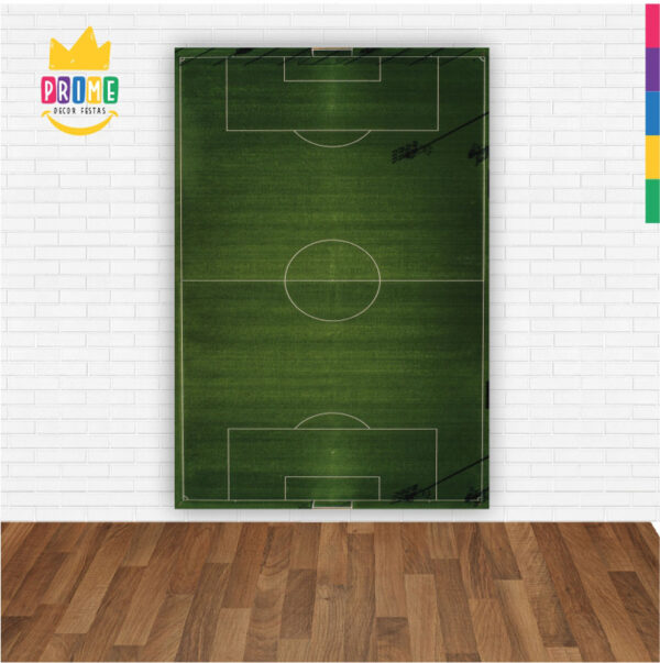 Painel de Festa Retangular 3D Futebol Casadinho 1,50m x 2,20 - Image 2