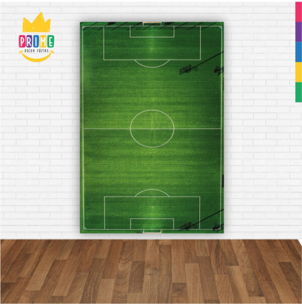 Painel de Festa Retangular 3D Futebol Casadinho 1,50m x 2,20 - Image 2