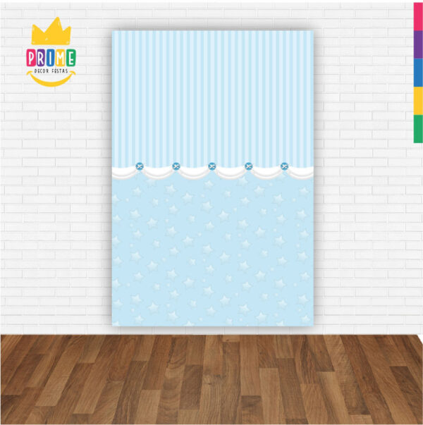 Painel de Festa Retangular 3D Ursinho Baloeiro  Casadinho 1,50m x 2,20 - Image 2