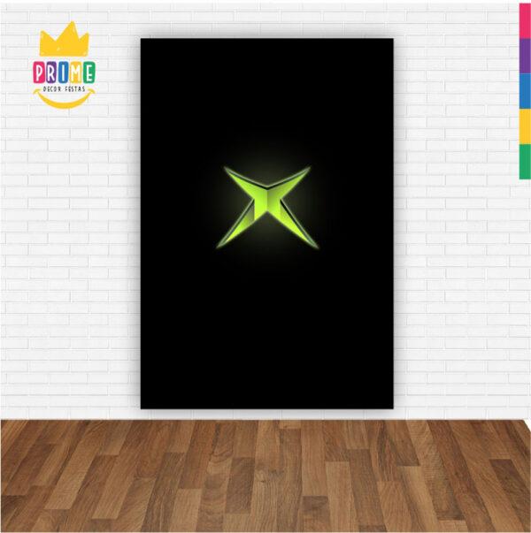 Painel de Festa Retangular 3D Xbox Casadinho 1,50m x 2,20 - Image 2