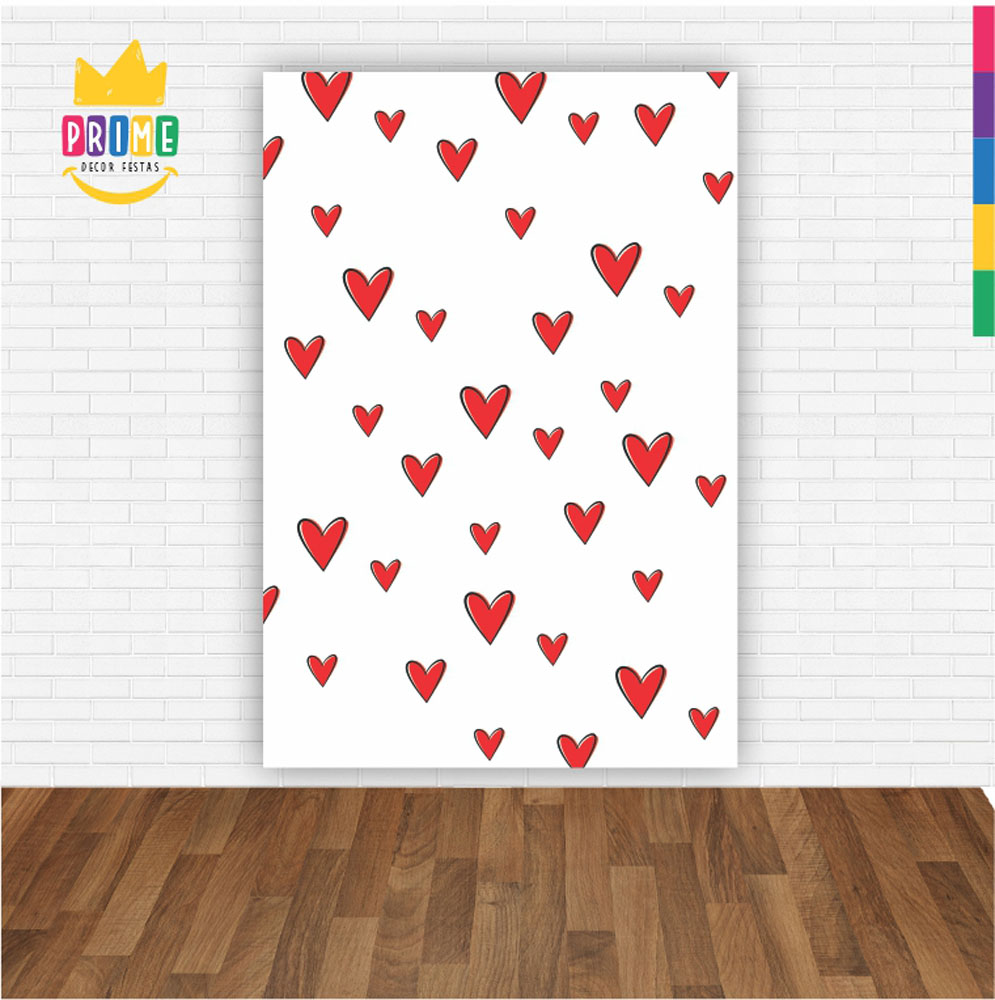 Painel de Festa Retangular 3D Bento Meme Casadinho 1,50m x 2,20 - Imagem 2