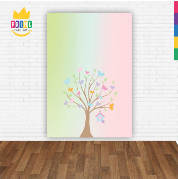 Painel de Festa Retangular 3D Jardim Candy Casadinho 1,50m x 2,20 - Image 2