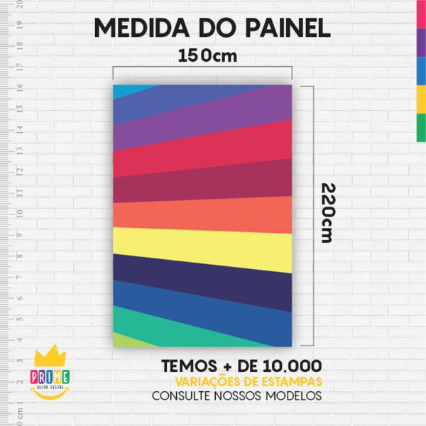 Painel de Festa Retangular 3D Now United Casadinho 1,50m x 2,20 - Image 4