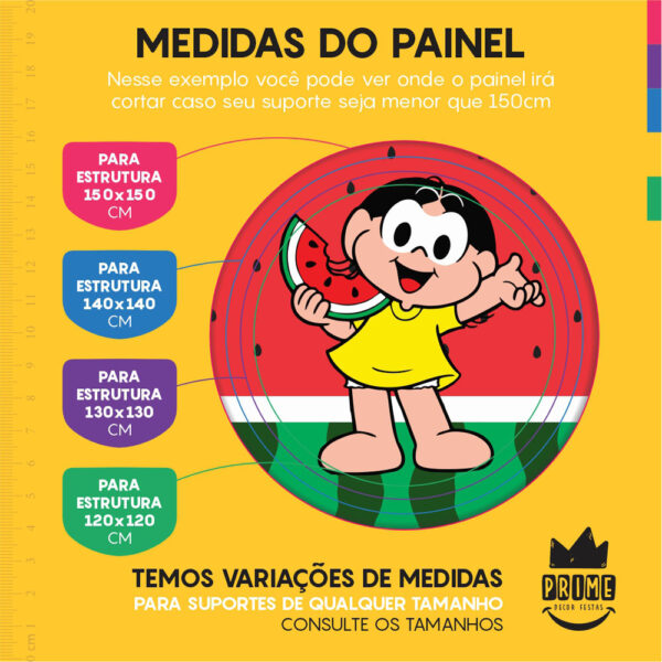 Kit Casado Magali Painel Redondo Trio Capas Cilindro Retangular Vertical Em Tecido - Image 4