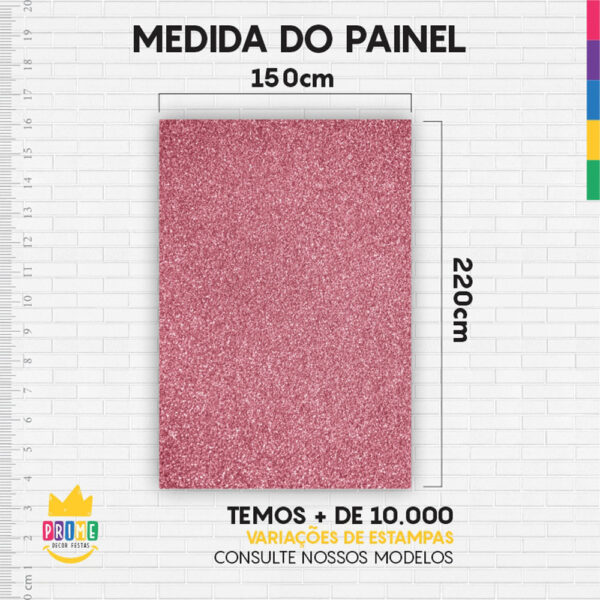 Kit Casado Floral Painel Redondo Trio Capas Cilindro Retangular Vertical Em Tecido - Image 6