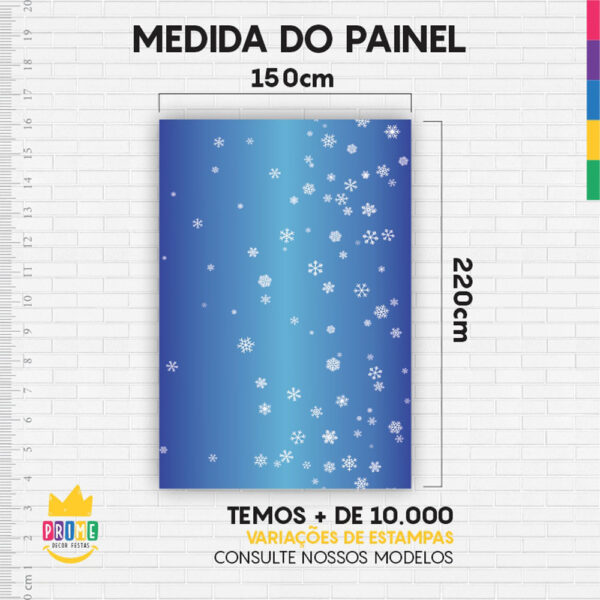 Painel de Festa Retangular 3D Nossa Senhora Cute Casadinho 1,50m x 2,20 - Image 4